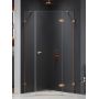 Kabina prysznicowa 90x90 cm miedź szczotkowany/szkło przezroczyste EXK8154 New Trendy Eventa Copper Brushed zdj.3