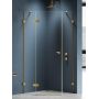 Kabina prysznicowa 90x90 cm złoty szczotkowany/szkło przezroczyste EXK8386 New Trendy Eventa Gold Brushed zdj.3