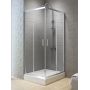 Kabina prysznicowa 90x80 cm prostokątna chrom połysk/szkło przezroczyste K5144 New Trendy New Varia zdj.6