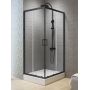 Kabina prysznicowa 80x80 cm kwadratowa czarny mat/szkło przezroczyste K5160 New Trendy New Varia Black zdj.1