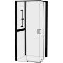 Kabina prysznicowa 90x90 cm kwadratowa czarny mat/szkło przezroczyste K5802 New Trendy Prime Black zdj.1