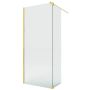 Kabina prysznicowa walk-in 100x30 cm złoty połysk/szkło przezroczyste K5838 New Trendy Nesta Gold Shine zdj.1