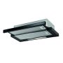 Okap kuchenny 60 cm podszafkowy czarny 065032801 Pyramis Sliding zdj.1
