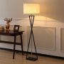 Lampa stojąca 1x40 W biała-czarna FSGWE27 Abigali Sand Glass zdj.5