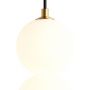 Lampa wisząca 2x6 W złota-mleczna LWKM2 Abigali Pontti2 zdj.2