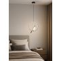 Lampa wisząca 1x18 W złota LWPBOK Abigali Bird zdj.3