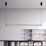 Lampa wisząca 1x22 W czarna ABRML22W3000K Abruzzo Linea zdj.6