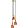 Lampa wisząca 3x20 W złota-czerwona ABR3KOLOKC Abruzzo Koloreno zdj.1