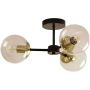 Lampa podsufitowa 3x40 W czarna ABRKRKC3XE27 Abruzzo Tesoro zdj.1