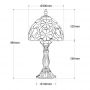 Lampa stołowa 1x40 W multikolor ABRLSCAPO1 Abruzzo Capolavoro zdj.3
