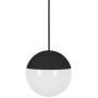 Lampa wisząca 1x9 W czarna ABRLWMICC Abruzzo Mica zdj.1