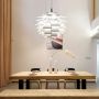 Lampa wisząca 1x40 W biała ABRLWPRO70B Abruzzo Prospettiva zdj.3