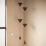 Lampa wisząca 1x13 W czarna ABRLWQST13W Abruzzo Questura zdj.6