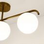 Lampa podsufitowa 3x20 W złota-mleczny ABRLW3XE27M Abruzzo Milano zdj.6