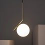 Lampa wisząca 1x40 W złota ABRLWKTE27 Abruzzo Milano zdj.4