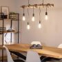 Lampa wisząca 5x40 W czarna ABRLWL5XE27 Abruzzo Cerveza zdj.5