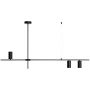 Lampa wisząca 3x20 W czarna ABRLWLCAZZB Abruzzo Cazzata zdj.1