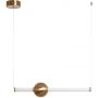 Lampa wisząca 1x14 W złota ABRLWLMACH14W Abruzzo Macchinetta zdj.1