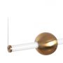 Lampa wisząca 1x14 W złota ABRLWLMACH14W Abruzzo Macchinetta zdj.3