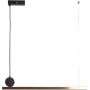 Lampa wisząca 1x14 W złota ABRLWLCAV14W Abruzzo Cavalese zdj.1