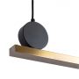 Lampa wisząca 1x14 W złota ABRLWLCAV14W Abruzzo Cavalese zdj.4