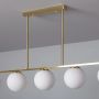 Lampa podsufitowa 5x40 W złota ABRLWM6XE27 Abruzzo Milano zdj.3