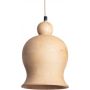 Lampa wisząca 1x40 W drewno ABRLWMAN2 Abruzzo Fagioli zdj.1