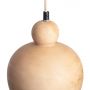 Lampa wisząca 1x40 W drewno ABRLWMAN2 Abruzzo Fagioli zdj.2