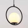 Lampa wisząca 1x20 W biała-czarna ABRLWMRE27 Abruzzo Milano zdj.11