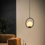 Lampa wisząca 1x20 W biała-czarna ABRLWMRE27 Abruzzo Milano zdj.6