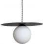 Lampa wisząca 1x40 W czarna ABRLWORTOE14 Abruzzo Rotonde zdj.1