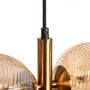 Lampa wisząca 4x40 W bursztynowa ABRLWS4XG9 Abruzzo Sogno zdj.3