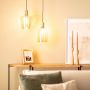 Lampa wisząca 1x20 W bursztynowa ABRLWSAINC Abruzzo Incanto zdj.4