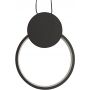 Lampa wisząca 1x10 W czarna ABRLWTITC Abruzzo Totti zdj.1