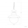 Lampa wisząca 1x40 W czarna ABRLWZIP44CAST Abruzzo Castelo zdj.2