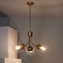 Lampa podsufitowa 3x40 W przezroczysta ABRLWZK3XE27 Abruzzo Temida zdj.7