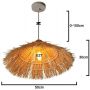 Lampa wisząca 1x40 W drewno ABRNLW37BHE27 Abruzzo Boho zdj.2