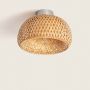 Lampa podsufitowa 1x40 W drewno ABRPLBHMINIE27 Abruzzo Boho zdj.1