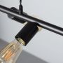 Lampa wisząca powyżej 6x40 W czarna ABRRRN8XE27 Abruzzo Retro zdj.3