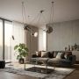 Lampa wisząca 3x20 W chrom ABRSHILE27CH Abruzzo Rittoro zdj.3