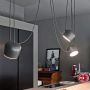 Lampa wisząca 3x20 W biała-czarna ABRSHILE27G Abruzzo Spider zdj.5