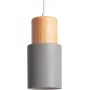 Lampa wisząca 1x20 W szary/popielaty ABRZE27VITAS Abruzzo Vita zdj.1