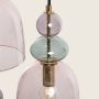 Lampa wisząca 3x20 W złota-fioletowa ABR3KOLOKF Abruzzo Koloreno zdj.2