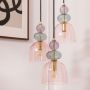 Lampa wisząca 3x20 W złota-fioletowa ABR3KOLOKF Abruzzo Koloreno zdj.5