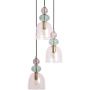Lampa wisząca 3x20 W złota-fioletowa ABR3KOLOKF Abruzzo Koloreno zdj.1