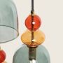 Lampa wisząca 3x20 W zielona-złota ABR3KOLOKZ Abruzzo Koloreno zdj.3
