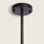Lampa wisząca 4x20 W czarna-złota-mleczna ABR4KLWZ Abruzzo Milano zdj.2