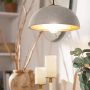 Lampa wisząca 1x40 W czarna-szary/popielaty-miedź ABRCIRIE27 Abruzzo Ciri zdj.5