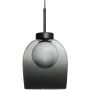 Lampa wisząca 1x40 W czarna-mleczna ABRCKG Abruzzo Goliat zdj.1
