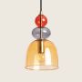 Lampa wisząca 1x20 W złota-bursztynowa ABRKOLO2A Abruzzo Koloreno zdj.3